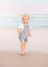 Amber + Blue Gemstones Baby Necklace