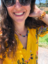 Amber + Rainbow Adult Necklace