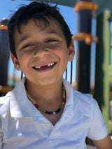 Amber + Rainbow Big Kids Necklace