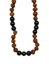 Shungite Raw Amber Kids Necklace- Radiation Blocker