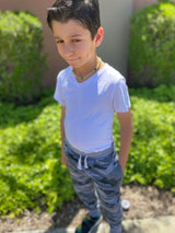 Amber + Blue Big Kids Necklace